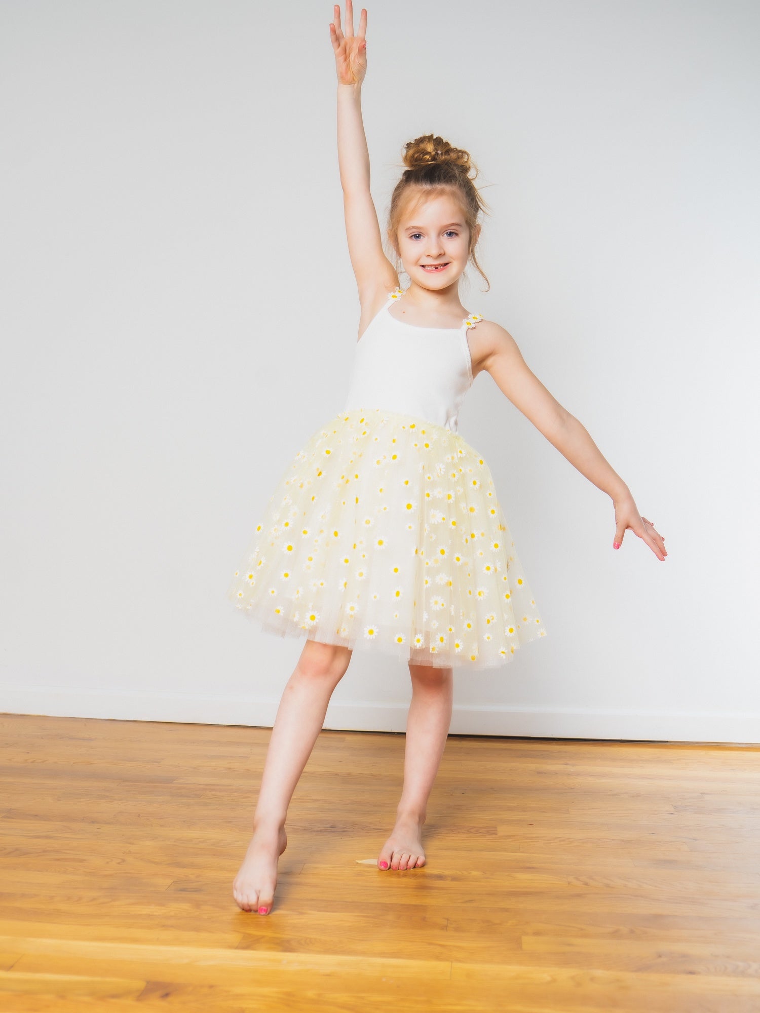 White Daisy TuTu Dress