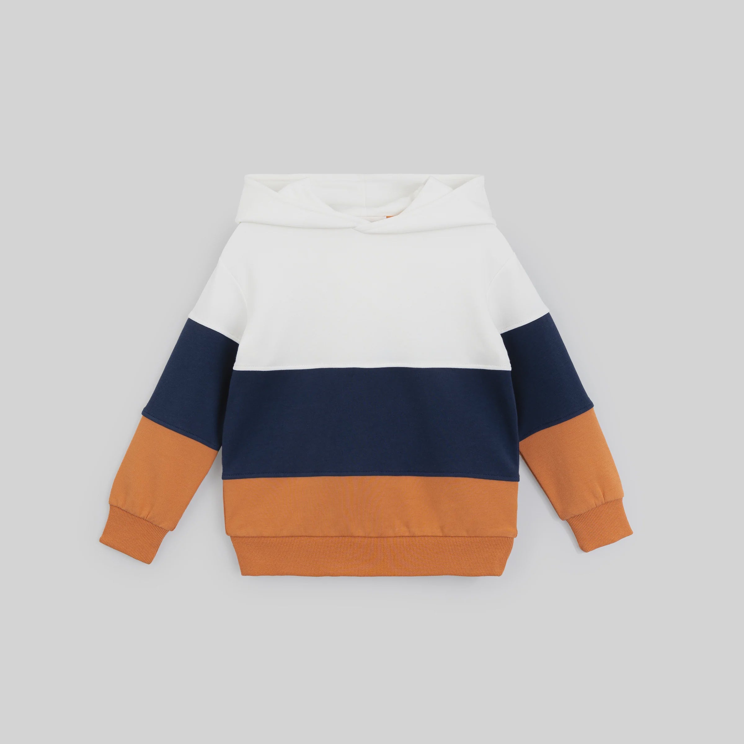 Hooded color block Pullover