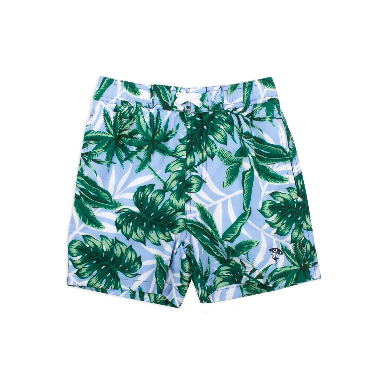 Blue Palm Trunks