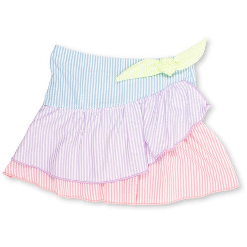 Ruffle Skirt ColorBlock