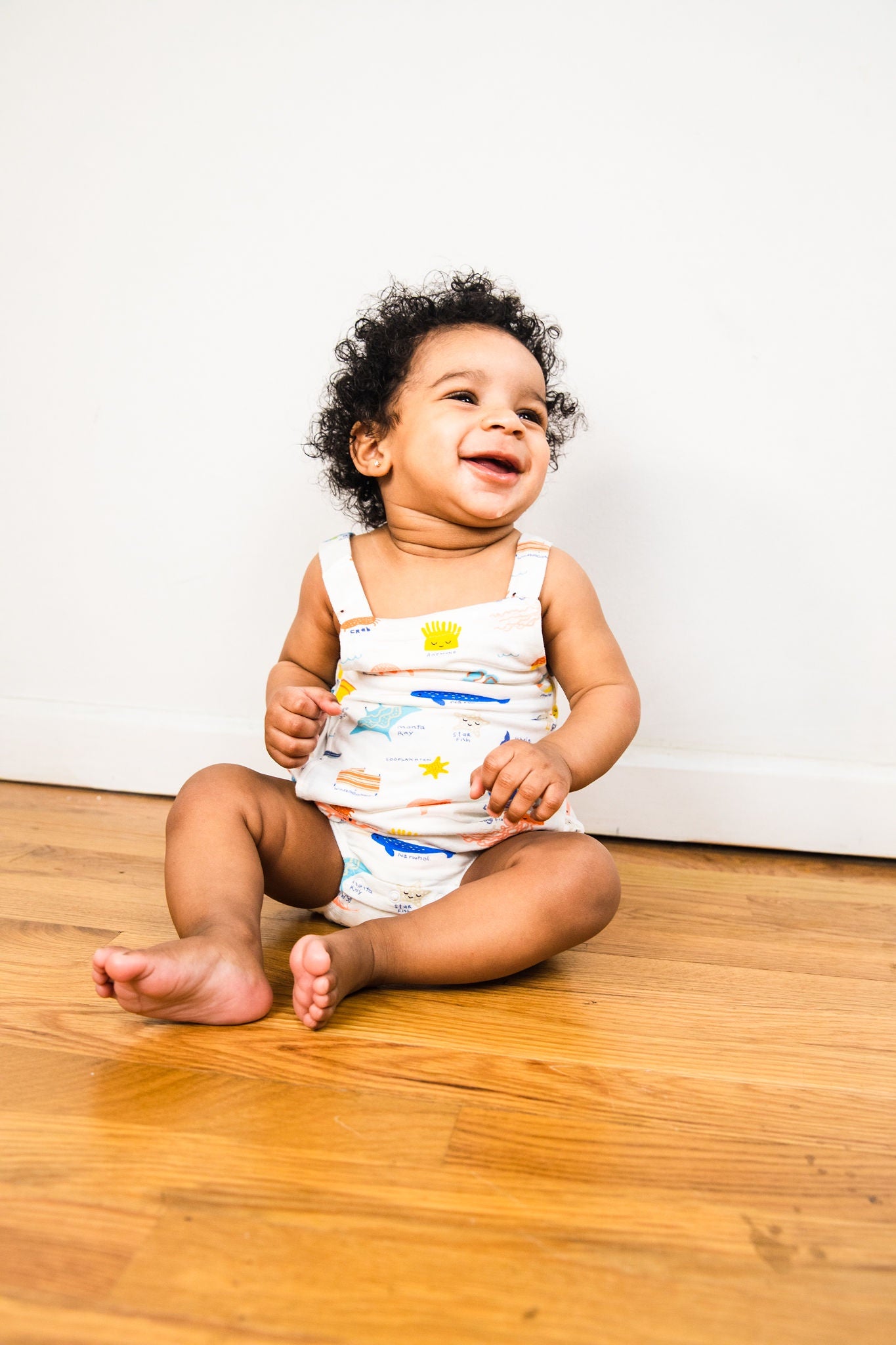 Beach Side ABC Retro Sunsuit