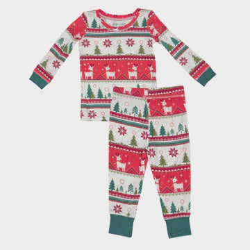 Reindeer Fair Isle Lounge Set